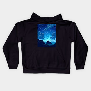 A beautiful stars reminds me of you Kids Hoodie